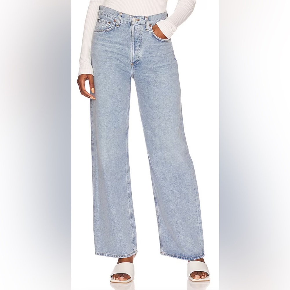 AGOLDE Low Rise Baggy in Void